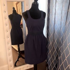 Shoshanna navy blue dress size 4 - down for it all dress